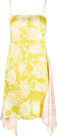 Dsquared2 fitted waistline buttoned shirt dress - Yellow