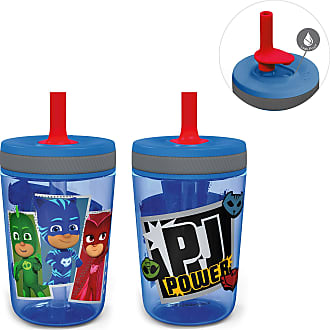 Zak Designs Bluey Kelso Tumbler Set, 15 fl.oz. Leak-Proof Screw-On Lid with Straw, Bundle for Kids Includes Plastic and Stainless Steel Cups with