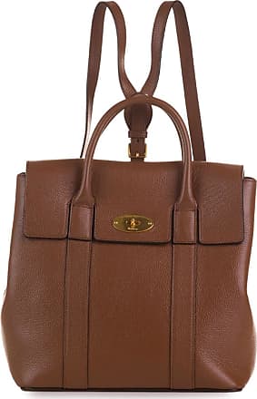 Mulberry Mini Bayswater Backpack in Oak Grain Vegetable Tanned Leather -  SOLD