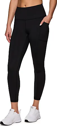  RBX Active Women's Yoga Pants Cotton Spandex Bootcut Legging  W/Pockets Ctn Black S : Clothing, Shoes & Jewelry