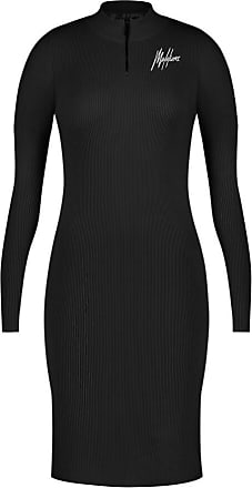 Gebreide jurk zwart-wit casual uitstraling Mode Jurken Gebreide jurken 