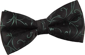 DQT Woven Swirl Floral Wedding Pre-Tied Bow Tie for Boys 
