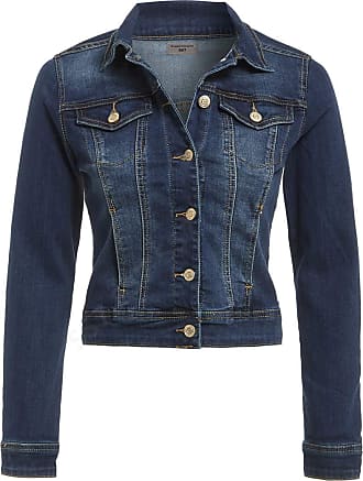 SS7 Womens Stretch Denim Button Detail Ladies Jacket Indigo Jean Jackets Blue Sizes 8-18 