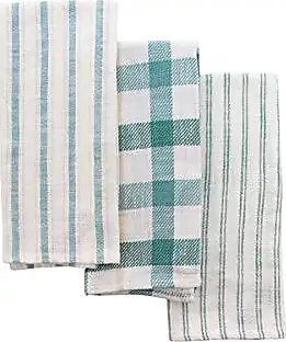 Cuisinart Buffalo Check Oven Mitt and Pot Holder Set - 2 Pack, Slate and White Plaid Design - Handle Hot Kitchen Items Safely and Protect Your