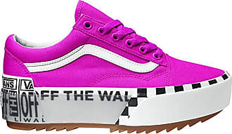 pink van sneakers