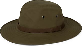 Tilley Hat T3 Natural with Green Underbrim