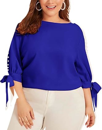 Blue Chiffon Blouses: up to −70% over 100+ products | Stylight