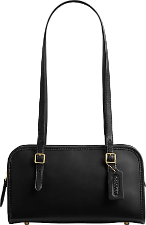 Coach Patent Signature Leather Penn, Black: Handbags