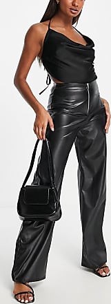 Missy empire ruched leather trousers  Vinted