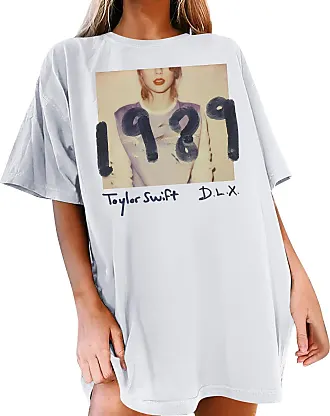 Taylor The Swift T Shirt Per Le Donne - Oversize Girocollo 1989 Felpa  Manica Lunga Concerto Outfit Felpa Con Cappuccio Pullover