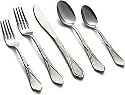 Cambridge Silversmiths Rame Smooth Copper 12-Piece Cutlery Set with Block