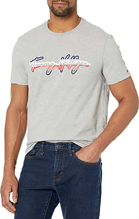 Details about   New Tommy Hilfiger Men's Short Sleeve T-Shirt Gray Block Stripe Size S/P $20.00 