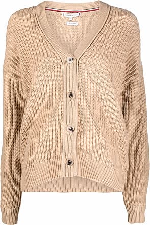 Tommy Hilfiger Oversized Tonal Open-nk Maglione Cardigan Donna 