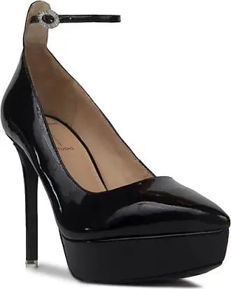 Flattered Fabienne Black Suede Heels 38 - US 8