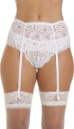 Classified Black RED White Ivory DEEP LACE Suspender Belt S 6-8/M 10-12/L 14-16/XL 18-20 
