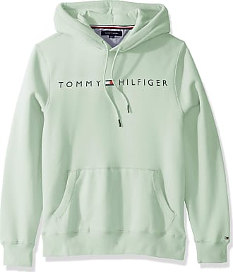 tommy hilfiger men's lock up logo hoodie