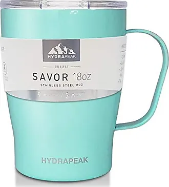 Hydrapeak 14oz Stainelss Steel Coffee Mug With Handle And Lid