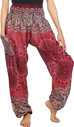 LOFBAZ Harem Pants for Women Yoga Hippie Boho Clothes Maternity