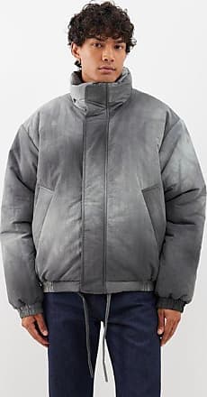 Acne Studios - Hooded ripstop puffer jacket - Dark khaki/multi