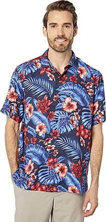 Tommy Bahama Aloha Arrow-Continental Island Zone Silk Blend Camp Shirt $135 
