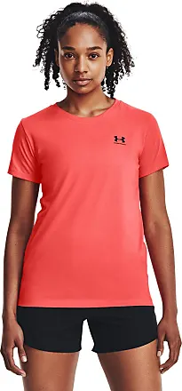 Under Armour Plus Size Tech Solid Short Sleeve V-neck Chestnut Red/radio  Red/metallic Silver 1x