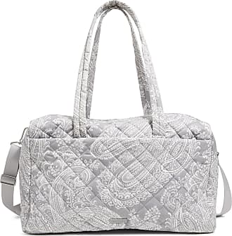 Vera Bradley Women's Recycled Lighten Up ReActive Large Car  Tote, Cloud Gray Paisley, One Size : Clothing, Shoes & Jewelry