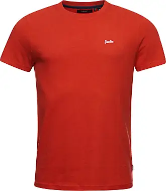 Superdry VINTAGE - Basic T-shirt - rust orange marl/burnt orange denim 