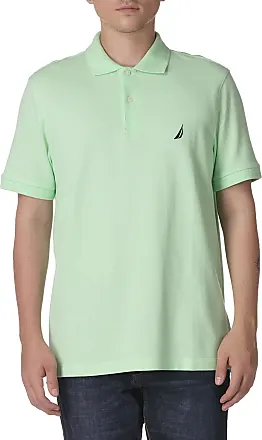 Nautica Men's Classic Short Sleeve Solid Cotton Pique Polo Shirt