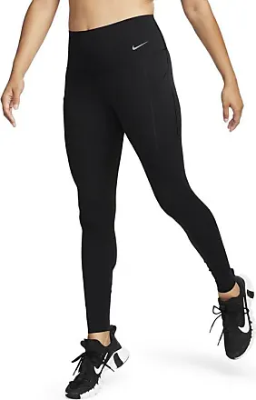 NIKE Womens Dri Fit Leggings UK 8 Small Black Polyester, Vintage &  Second-Hand Clothing Online