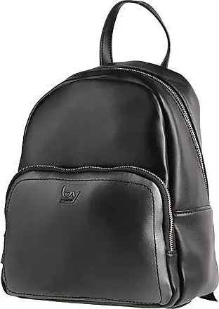 Women's Black Leather Rucksacks - up to −82%