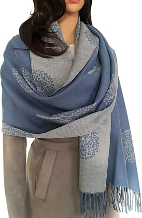 WOMEN FASHION Accessories Shawl Blue White/Blue Single NoName shawl discount 92% 