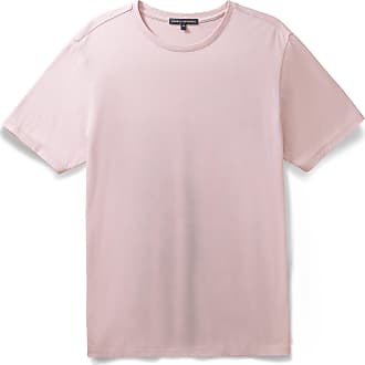 Cotton Crewneck T-shirt With Vltn Print for Man in Pink Pp
