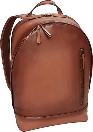 Guess USA monogram-jacquard Faux-Leather Backpack - Brown