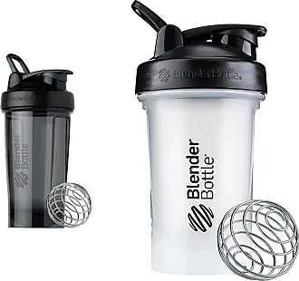 BlenderBottle 2-in-1 Shaker Bottle and Straw Cleaning Brush, 1 Pack,Gray &  Shaker Bottle Pro Series Perfect for Protein Shakes and Pre Workout