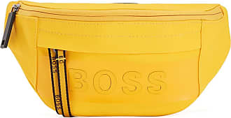 BOSS Mens Magnified S z env Structured-Nylon Envelope Bag with Pixel Logo Size One Size 