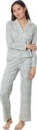 Karen Neuburger Petite Long Sleeve Cardigan PJ Set Floral
