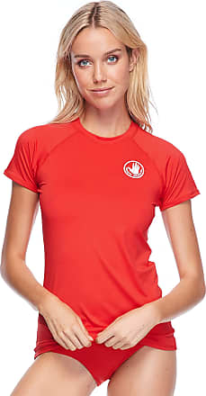 Body Glove Womens Smoothies in-Motion Solid Short Sleeve Rashguard with UPF 50+