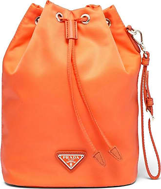 Prada Galleria Crossbody Bag in Orange Leather – Fancy Lux