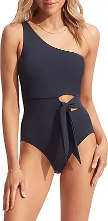 Seafolly Collective Wrap Front Tankini Top - True Navy – Seafolly US