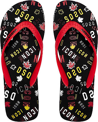 dsquared icon flip flops