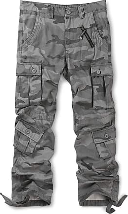 8 Pockets Work Combat Outdoor Trousers OCHENTA Womens Casual Military Cargo Pants 