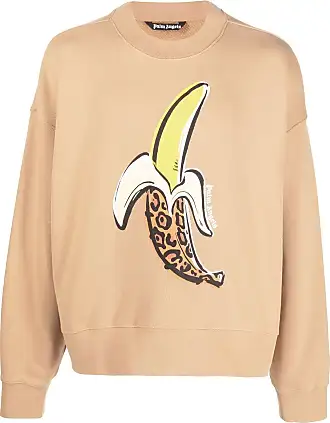 Palm Angels banana-print Cotton Hoodie - Farfetch