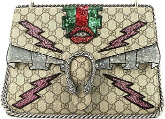 Gucci Interlocking G-print clutch bag - Neutrals