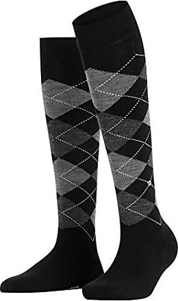 Burlington Socken Marylebone Schurwolle Damen schwarz blau viele weitere Farben verstärkte Damensocken mit Muster atmungsaktiv warm dick bunt kariert ONE-SIZE-FITS-ALL als Geschenk 1 Paar 