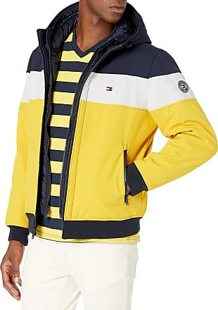 mens yellow tommy hilfiger jacket