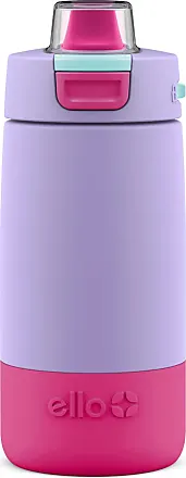 Ello 14oz Stainless Steel Emma Kids' Water Bottle Purple