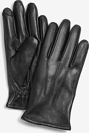 NS BLACK HOLE Natural Leather + RX7 Fabric Fishing Gloves V2 NO CUT Black  XL