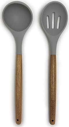 Calphalon Wood Slotted Utensil Set of 3 NWT Spoons & Turner Set