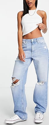 Damen Bekleidung Jeans Jeans mit gerader Passform jeans im stil der 90er in Blau Calvin Klein Denim 