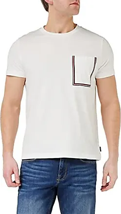 Tommy Hilfiger Homme T-Shirt Manches Courtes Encolure Ronde, Blanc
